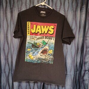 JAWS Black cotton T-shirt - Size M